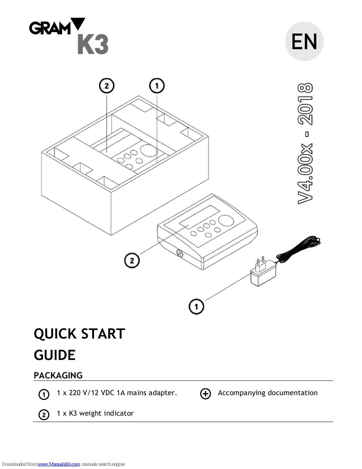 Gram K3 Quick Start Manual