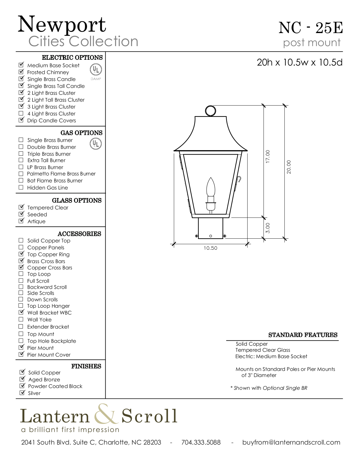 Lantern & Scroll LASC1144 Specifications - ManualMachine.com