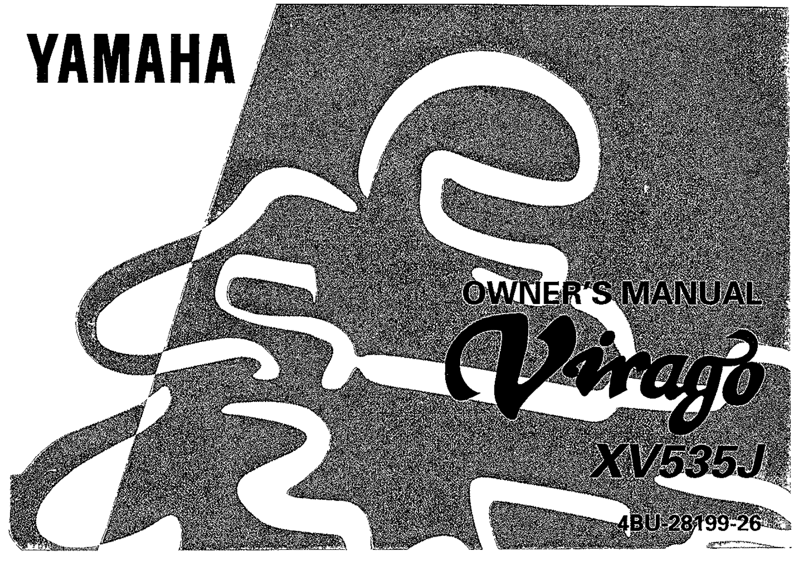 Yamaha XV535 J 1997 Owner's manual