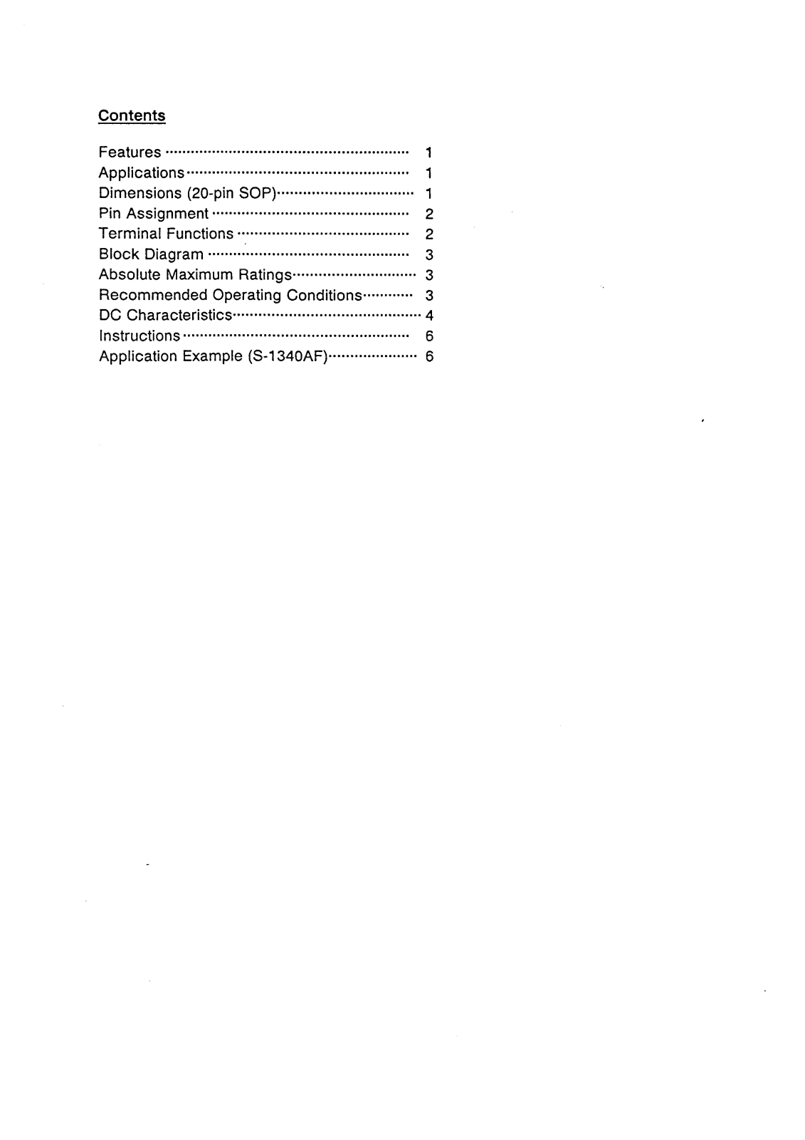 Epson S-1340AF, S-13L40AF Datasheet