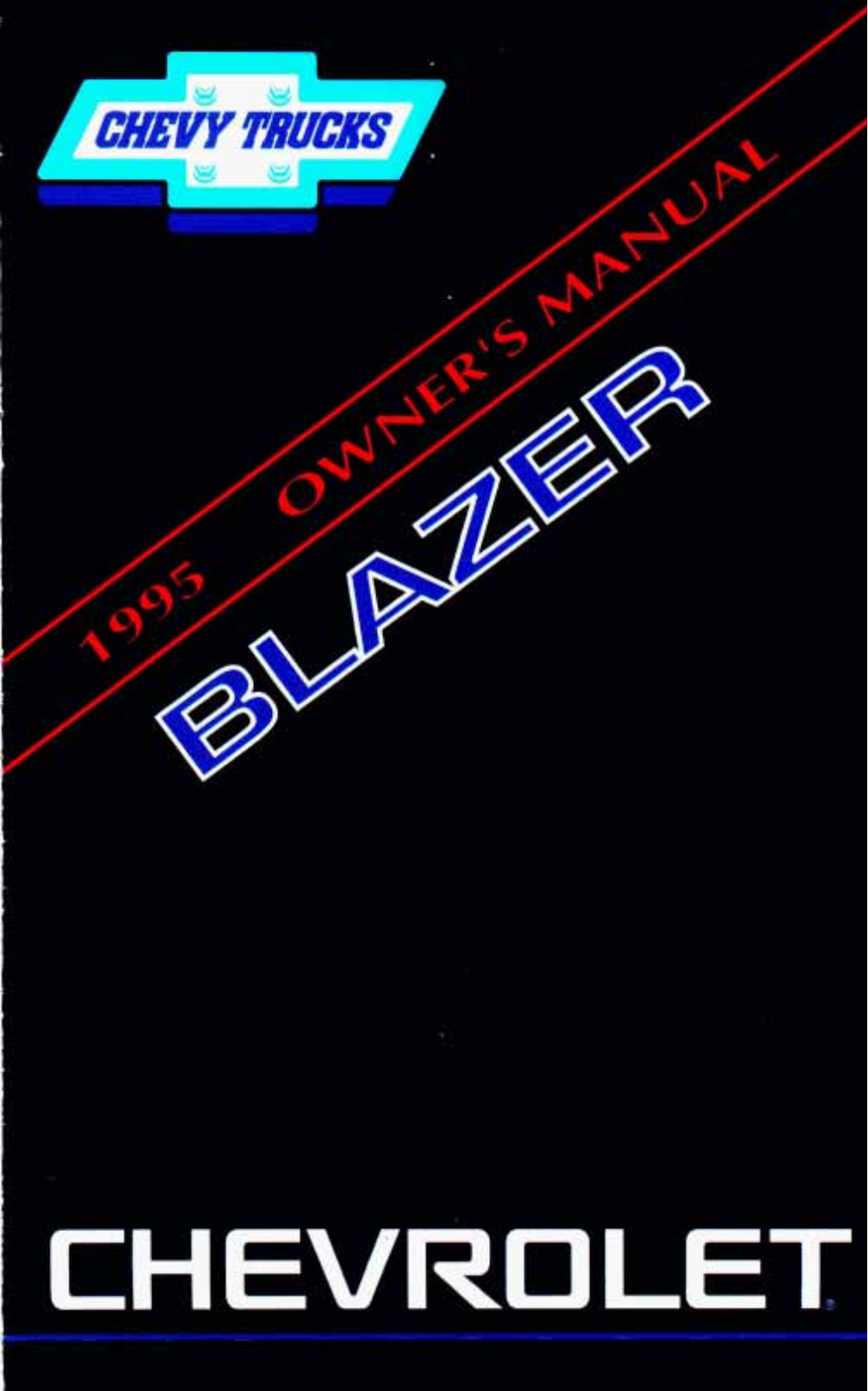 Chevrolet Blazer 1995 Owner's Manual