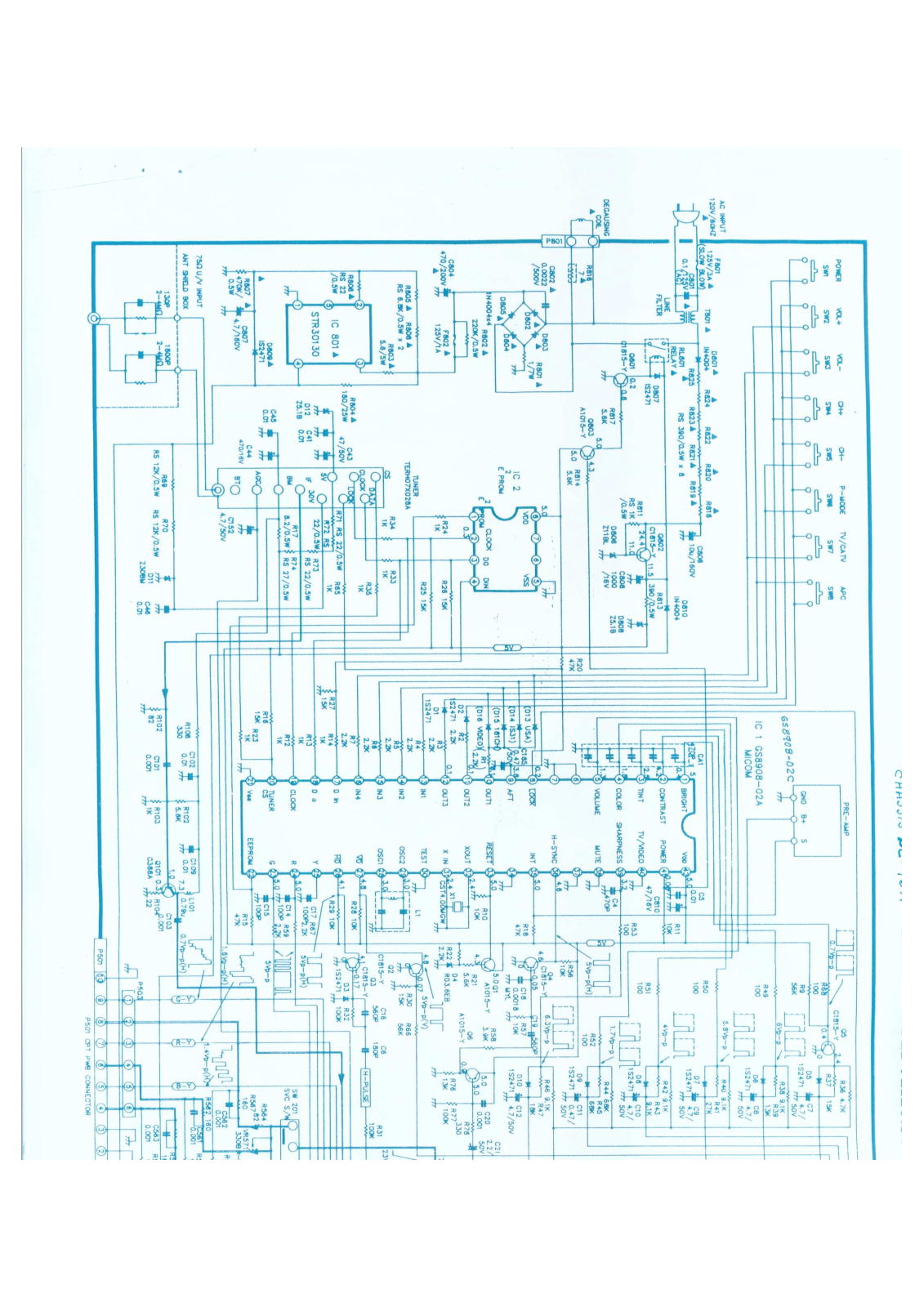 Goldstar NC95 Schematic