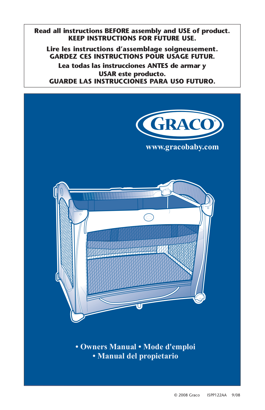 Graco 1761643, 1751957, 1760928, 1761378, 1750490 User Manual