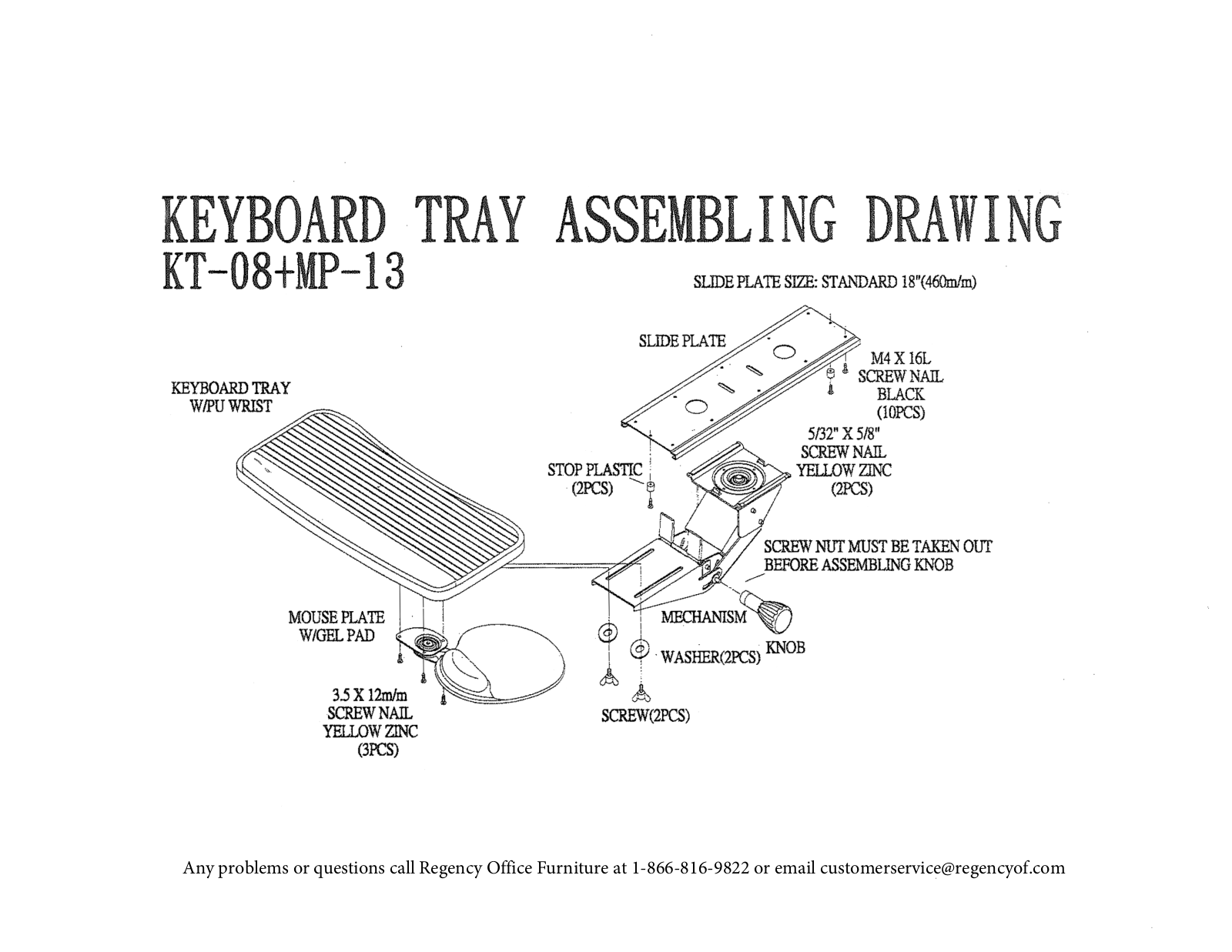 Regency REY1352 Installation & Assembly - ManualMachine.com