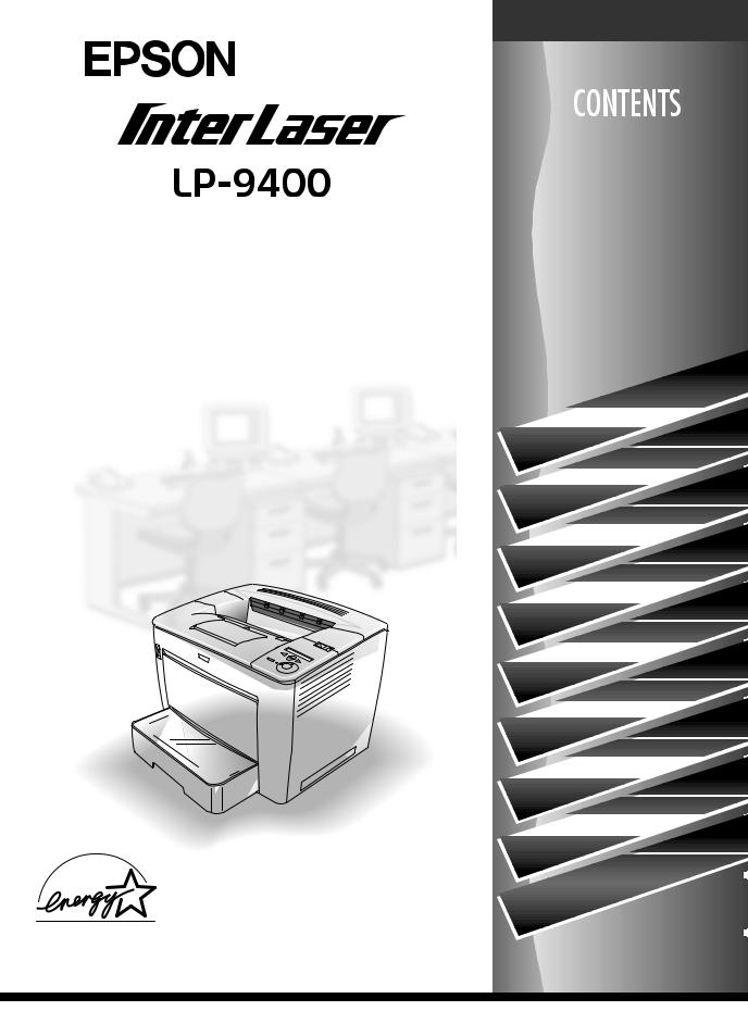 EPSON LP-9400 User's guide