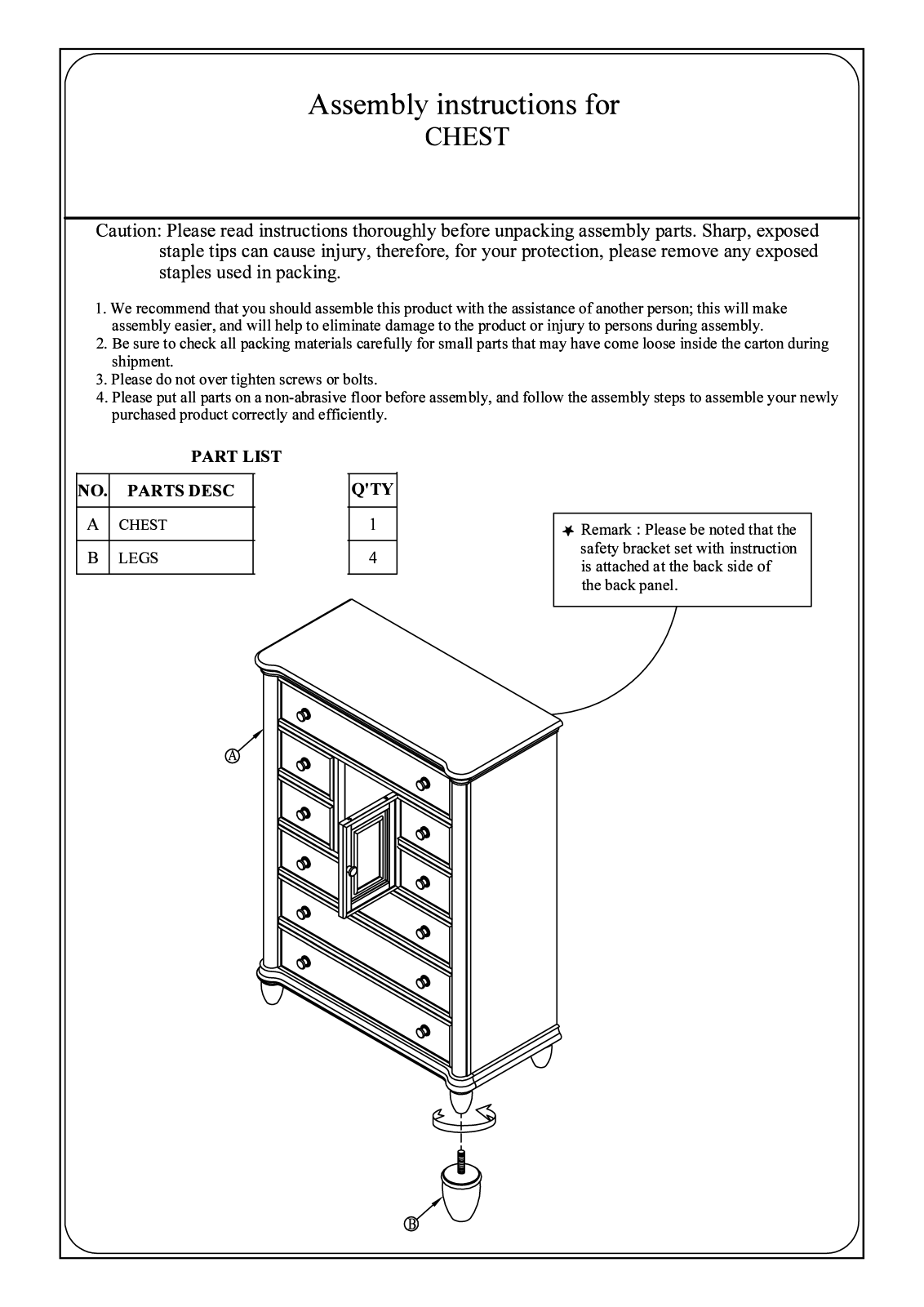 Alcott Hill W006116363 Installation & Assembly - ManualMachine.com