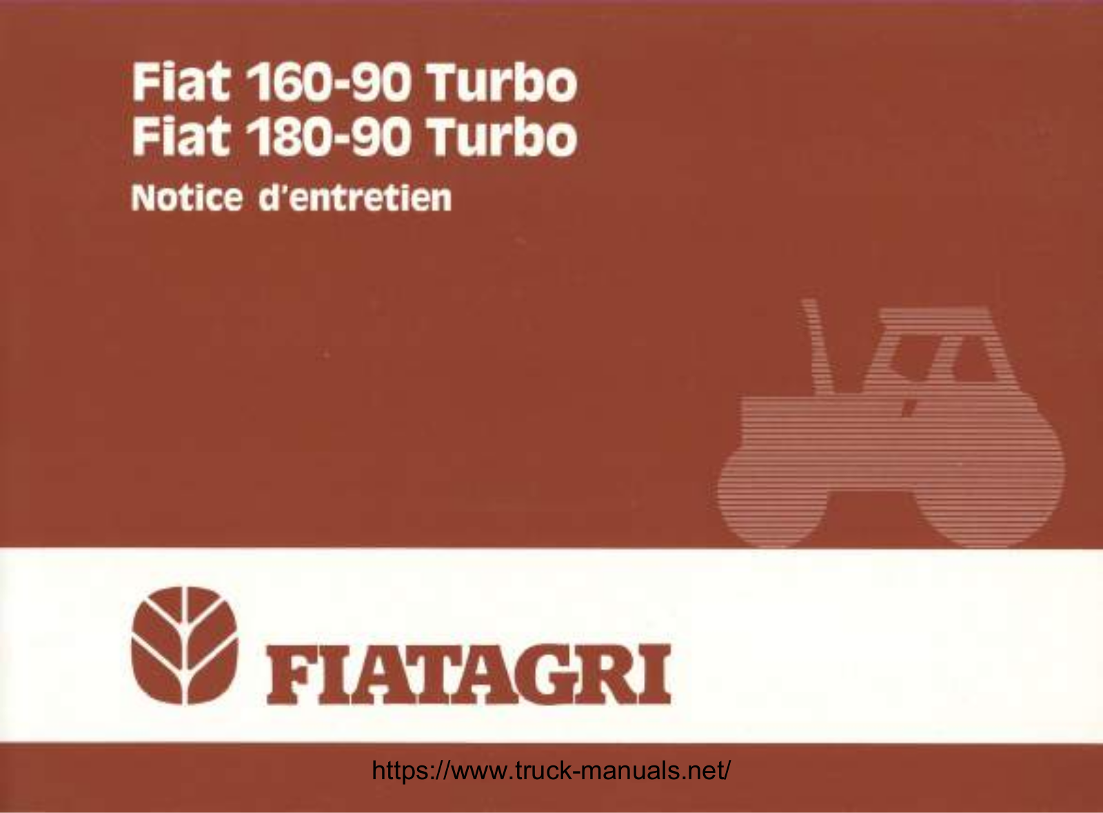 Fiat Agri 160-90 Turbo, Agri 180-90 User Manual