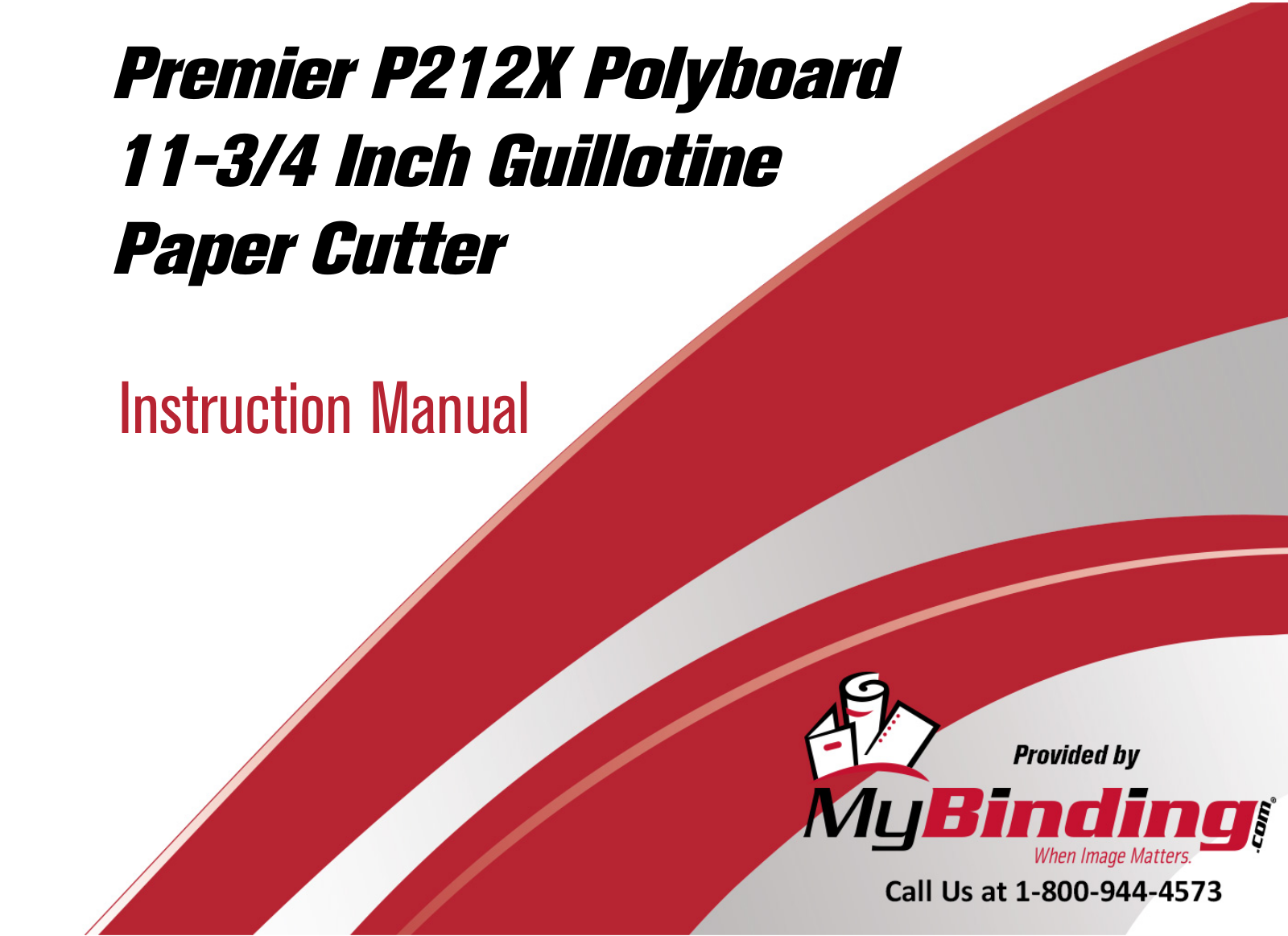 Premier P212X Instruction Manual