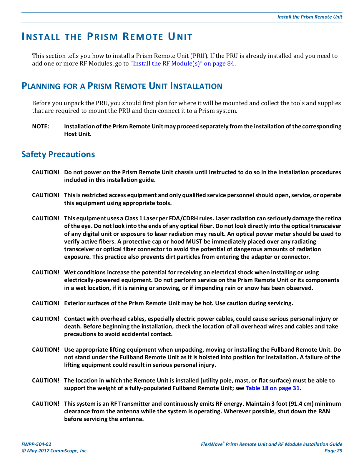 ADC PSMAWS3M User Manual