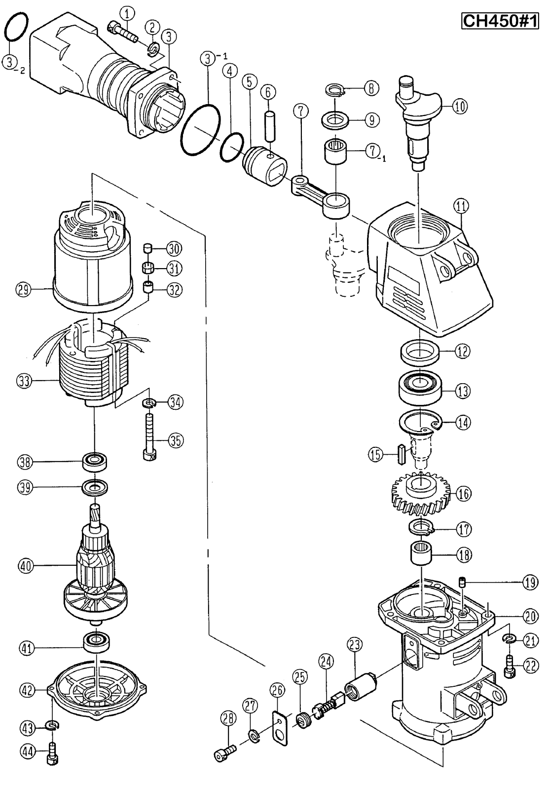 Ryobi CH450-1 User Manual