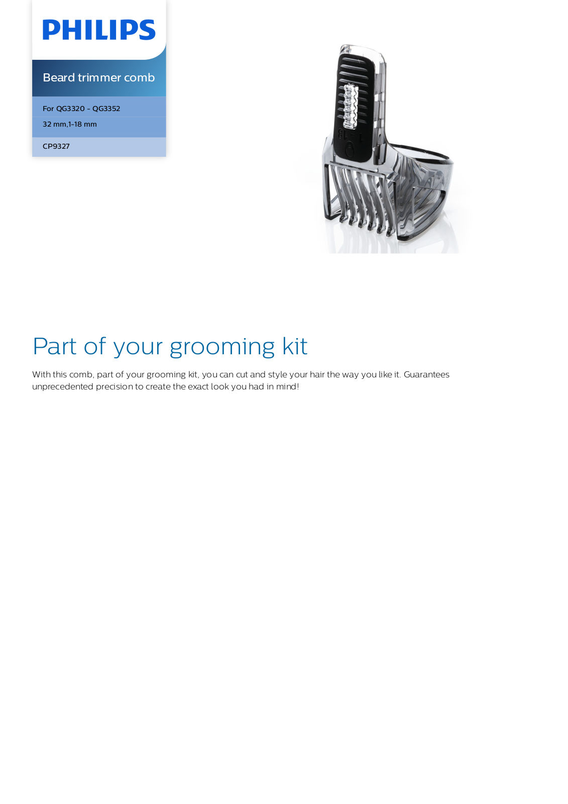Philips CP9327/01 leaflet - ManualMachine.com