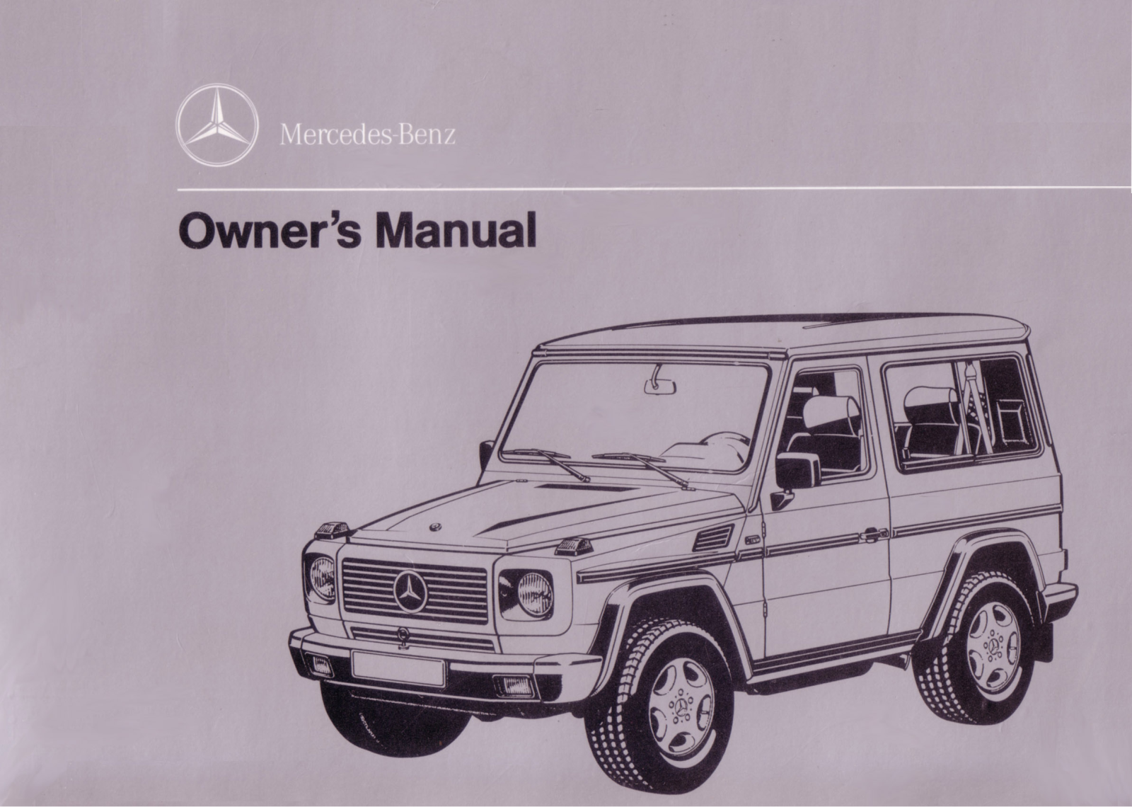 Mercedes-Benz G320 Owners Manual