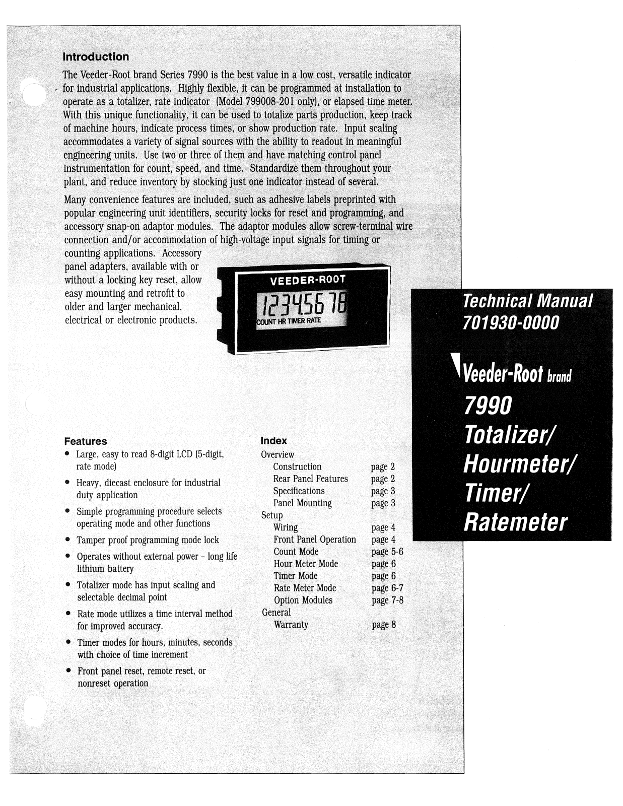 Veeder Root 7990 Series INSTALLATION, OPERATION AND SERVICE INSTRUCTIONS - ManualMachine.com