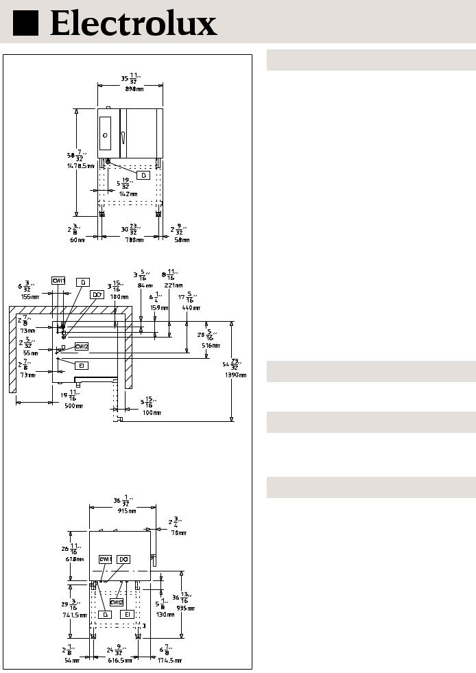 Electrolux 267320 (AOS061ETV1) General Manual