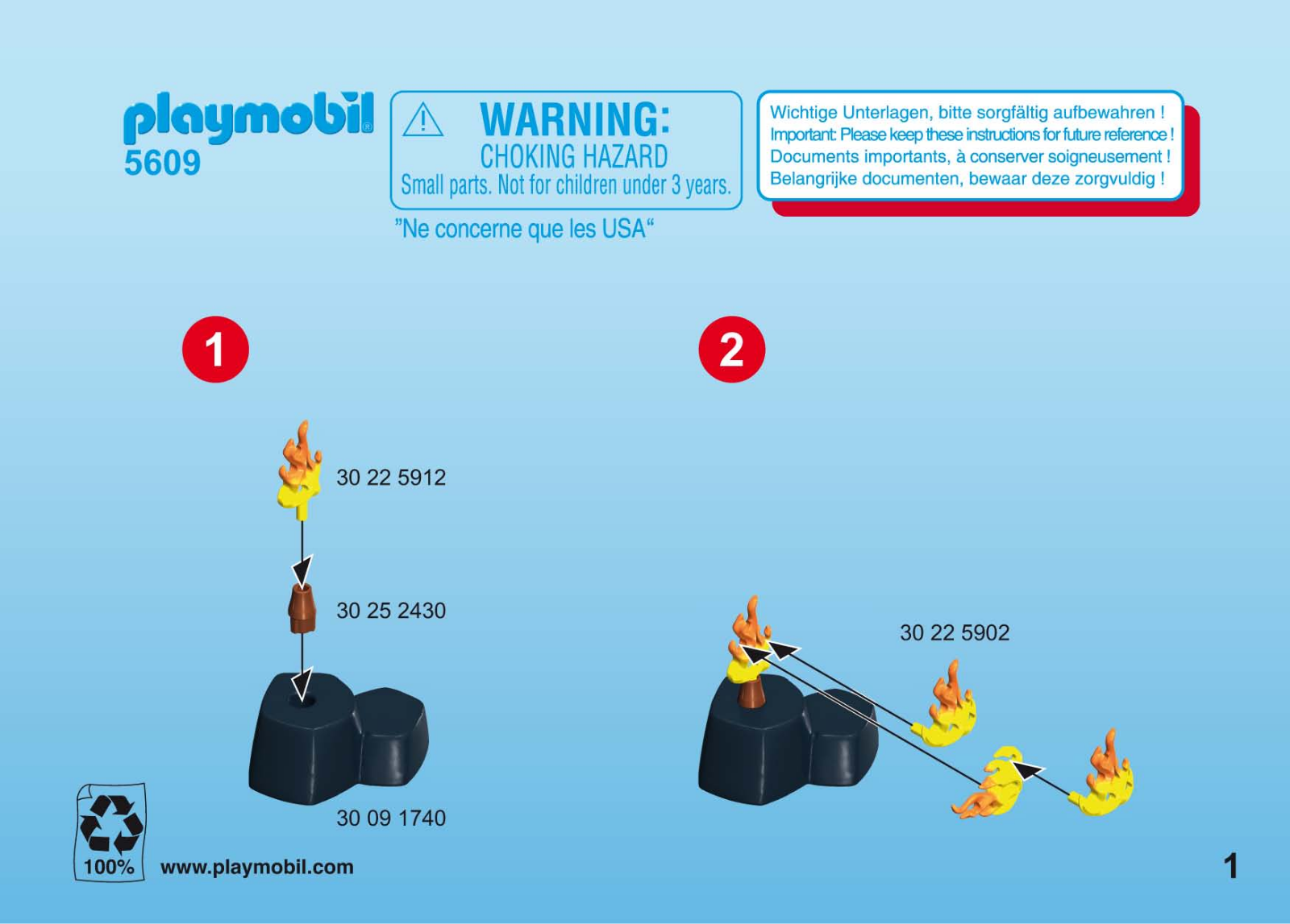 playmobil 5609 Instructions