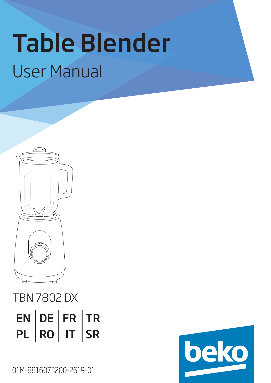 Beko TBN7802DX User Manual