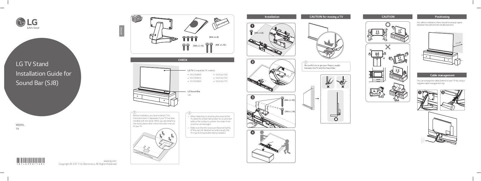 LG T6 Owner’s Manual