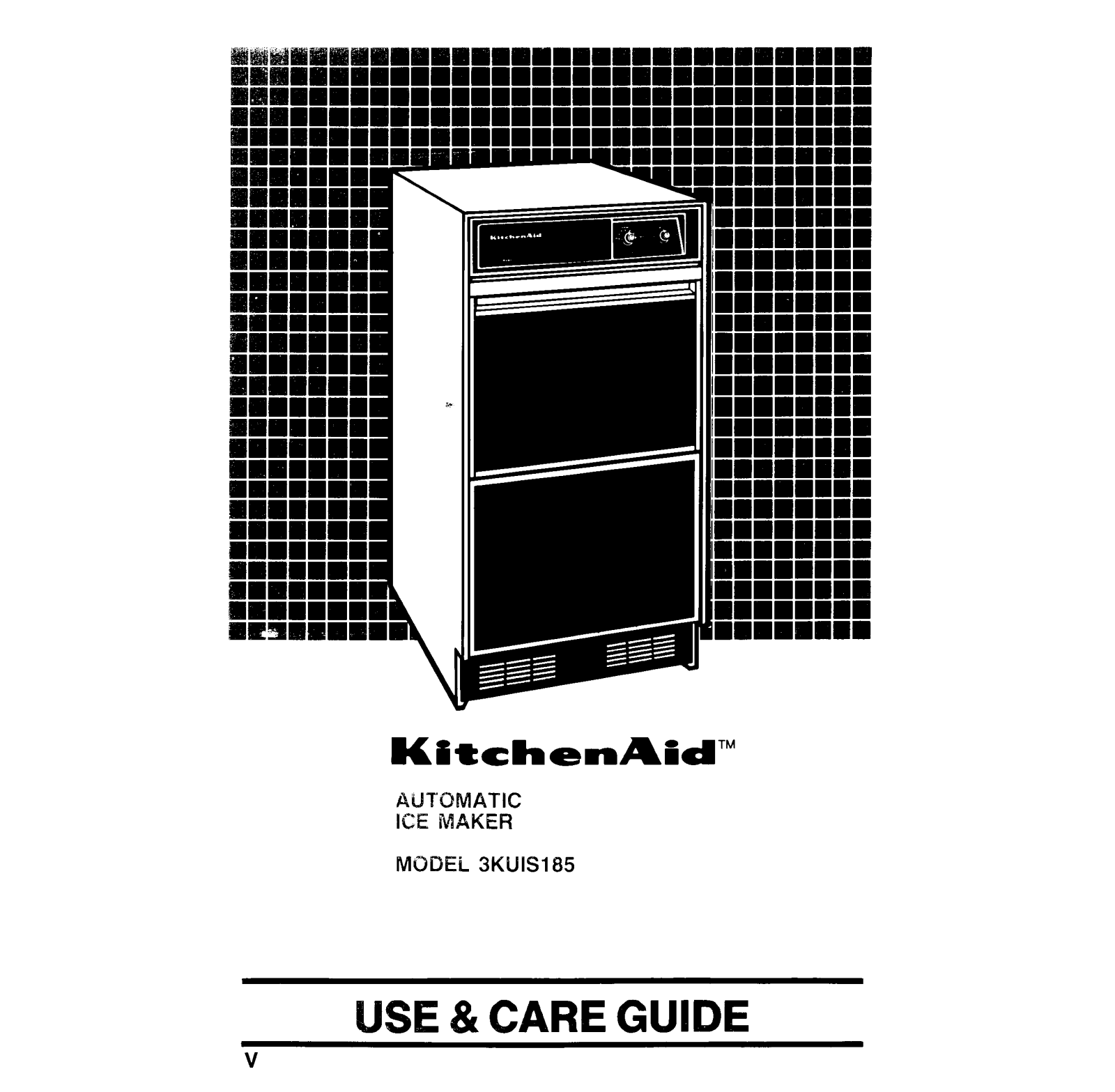 KitchenAid 3KUIS185 Owner's Manual