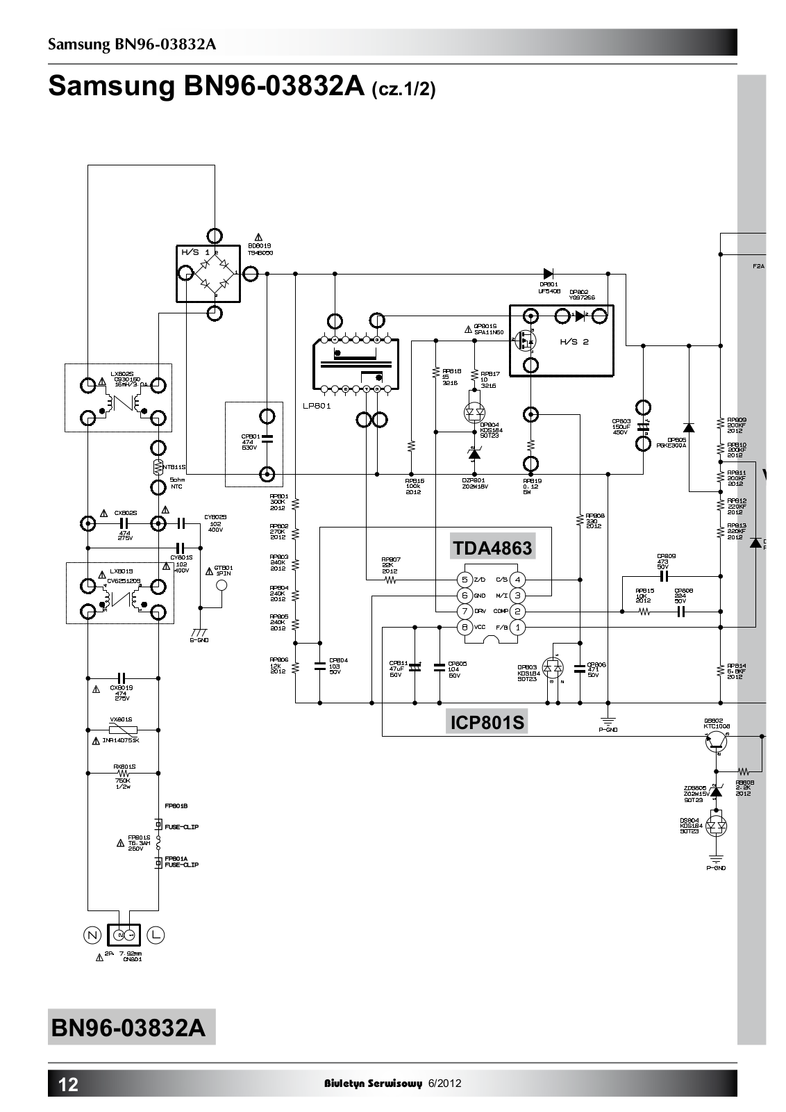 Samsung BN96 03832A Schematic