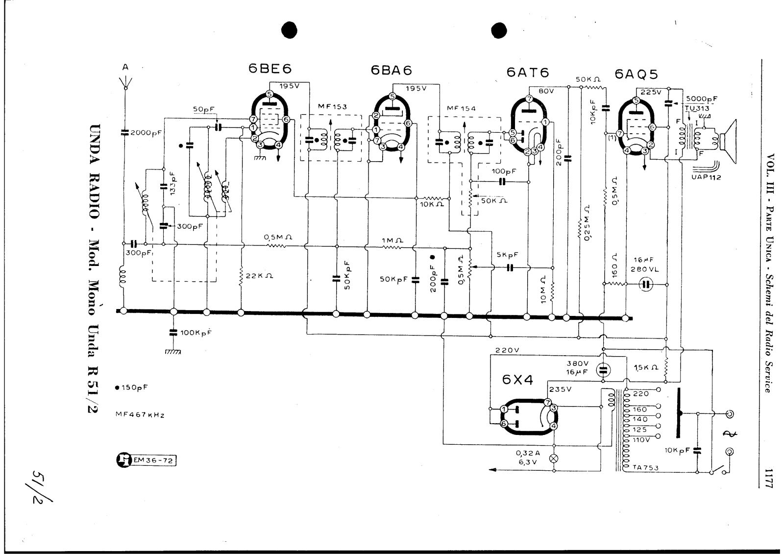 Unda Radio 51 2 schematic