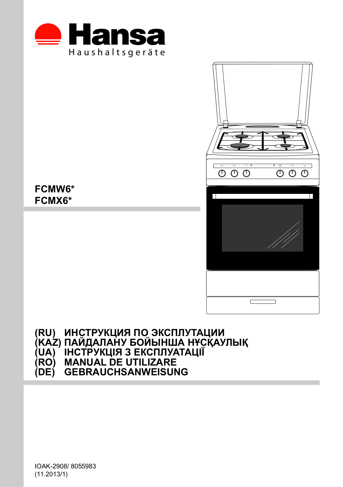 Hansa FCMW63000 User Manual