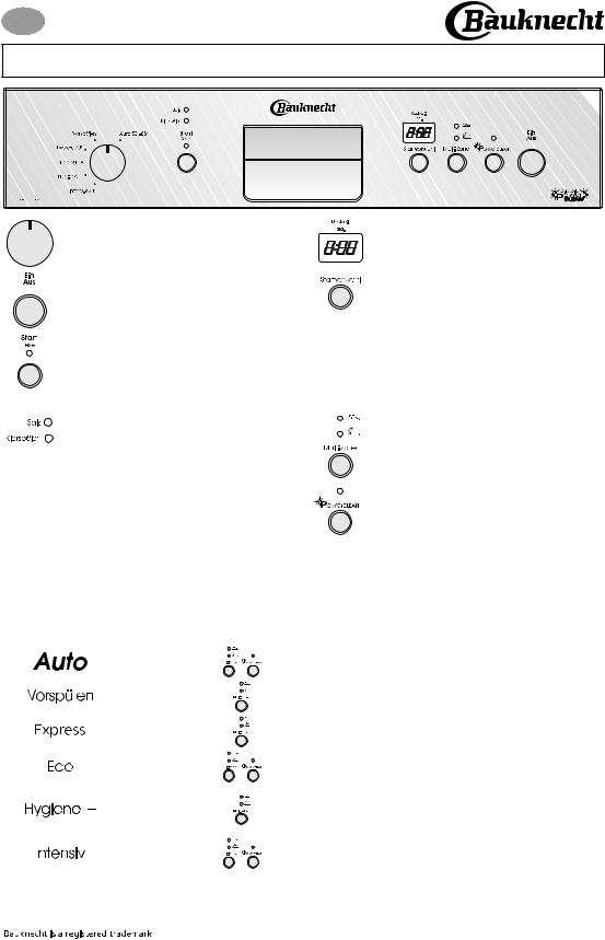 Bauknecht GSI 4607 POWER IN BK installation and maintenance instructions