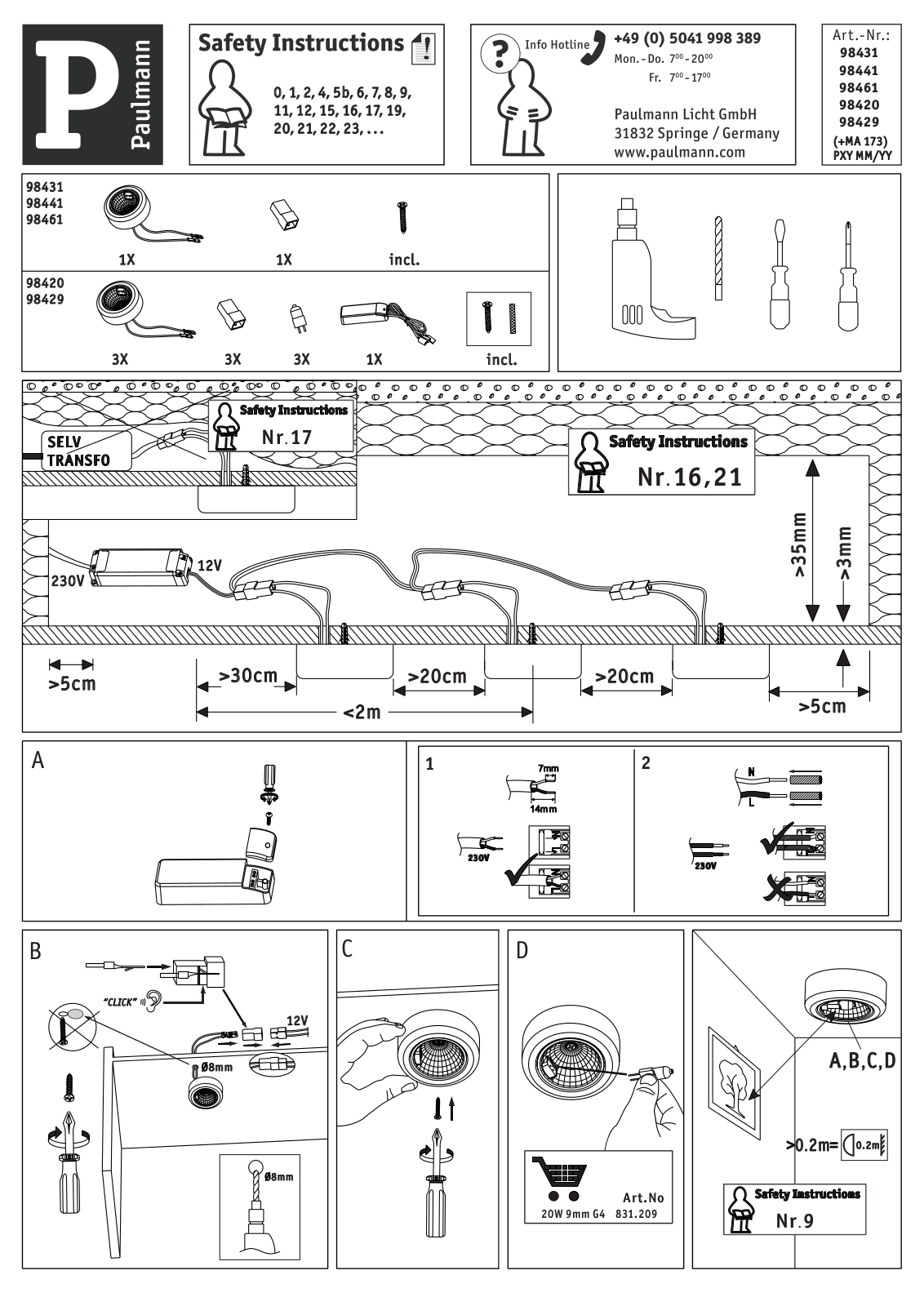 Paulmann 984.29 operation manual - ManualMachine.com