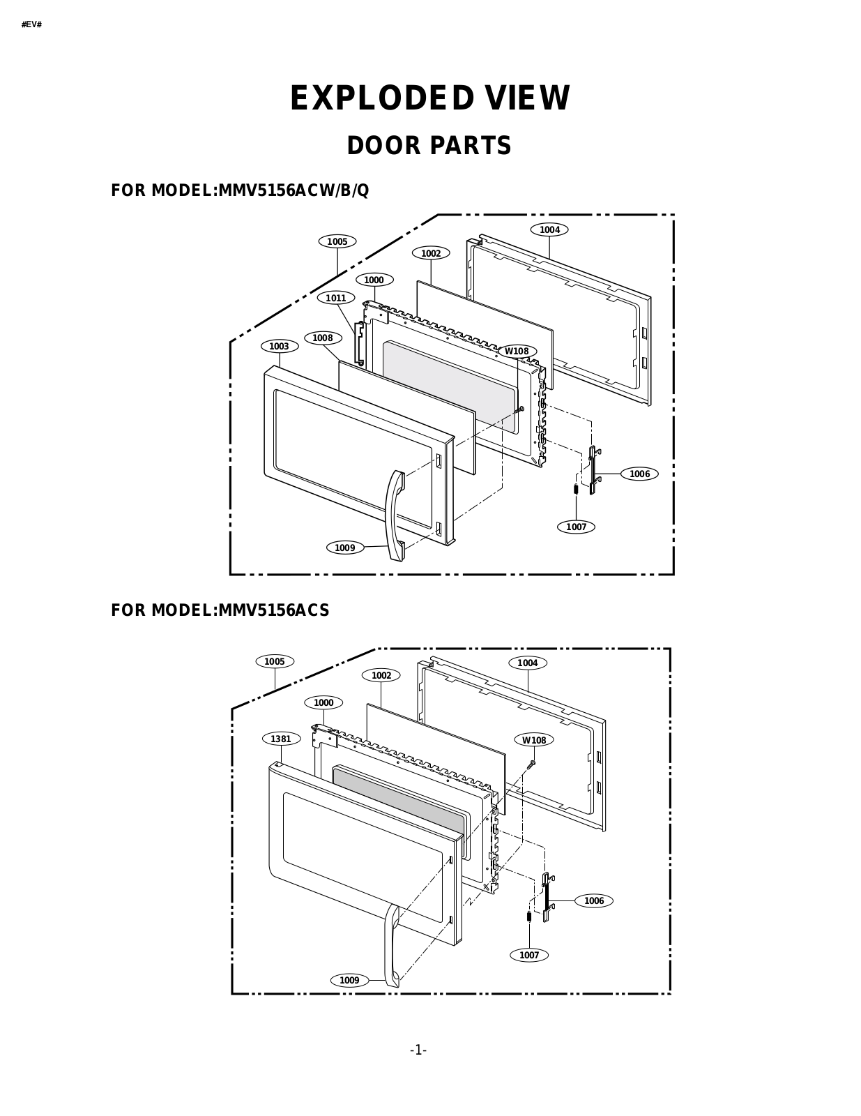 Maytag Mmv5156acs, Mmv5156acq, Mmv5156acb, Mmv5156acw Service Manual