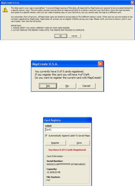 Eagle MAPCREATE 7 INSTALLATION AND OPERATION INSTRUCTIONS