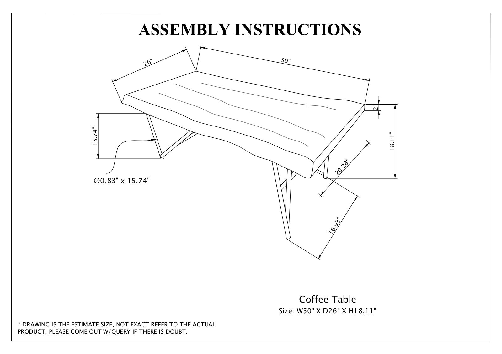 Foundry Select BNZC3190 Dimensions - ManualMachine.com