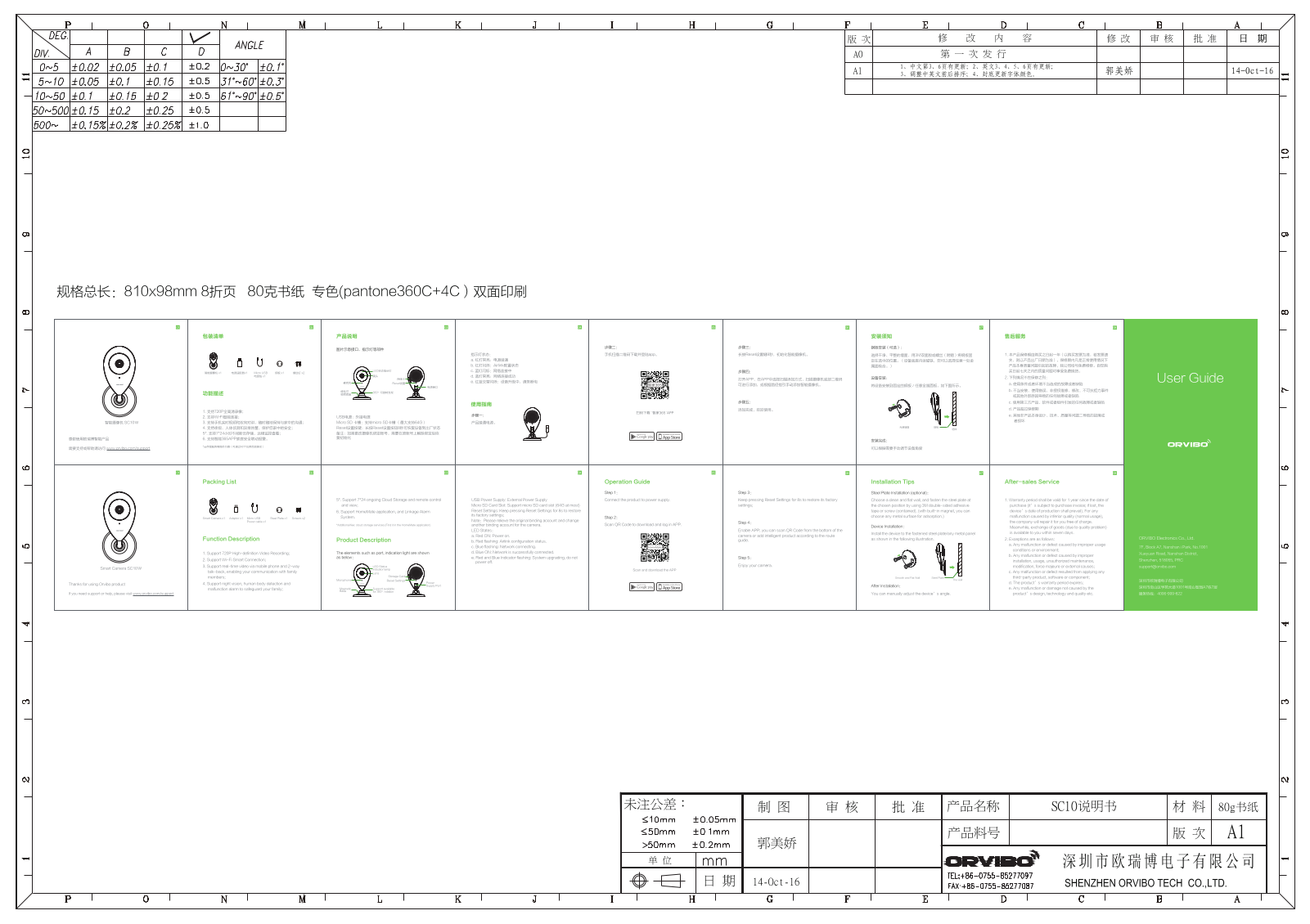 ORVIBO Electronics SC10W User Manual