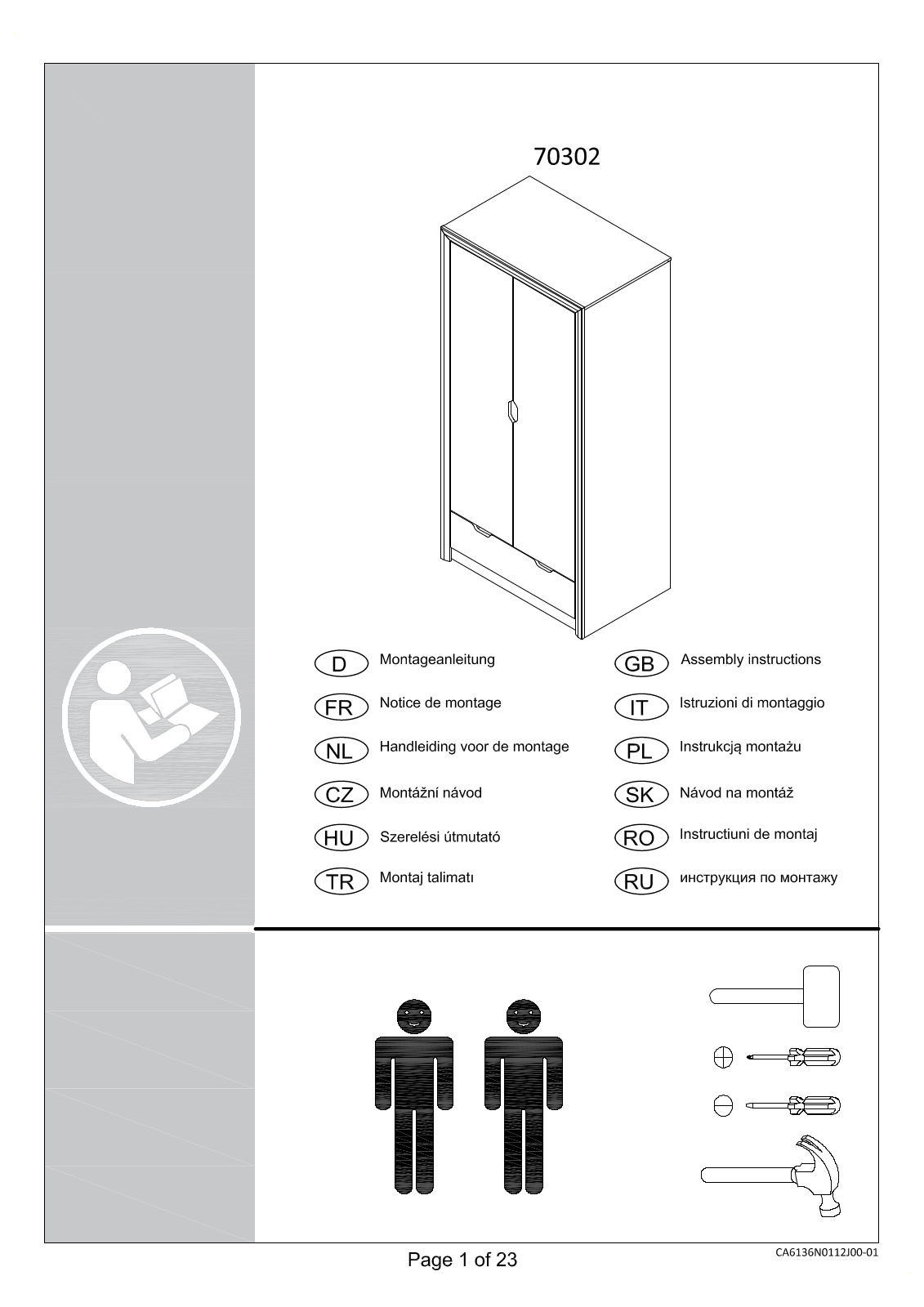 Home affaire Brisbane Assembly instructions