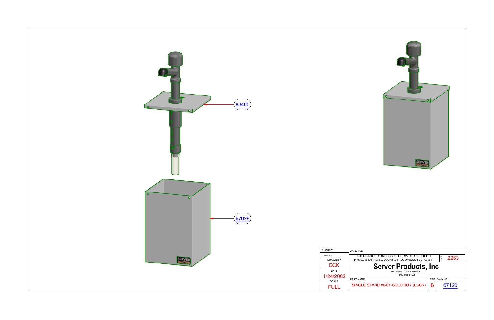 Server 67120 Parts Manual