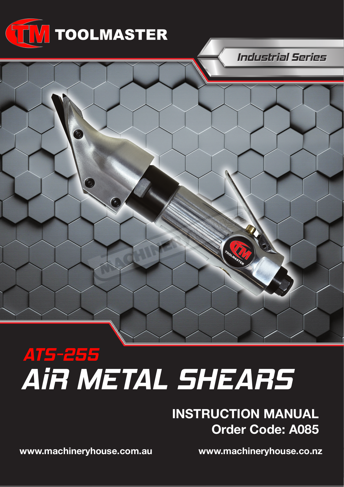 TOOLMASTER A085, ATS-255 Instructions Manual - ManualMachine.com