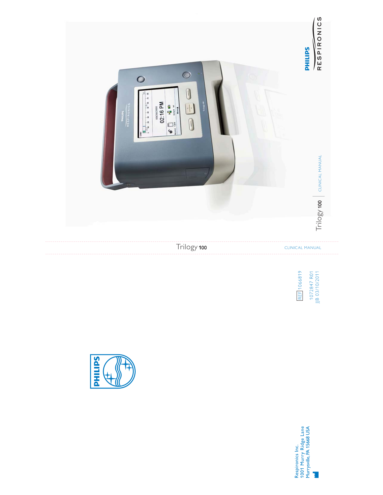 Philips Trilogy 100 User guide - ManualMachine.com