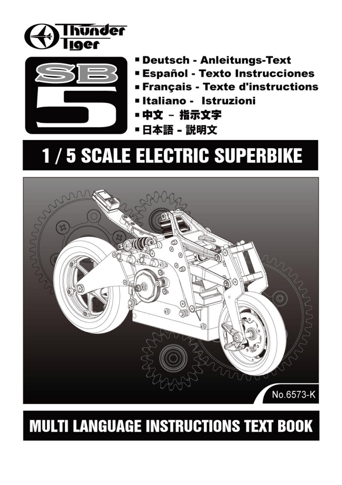 THUNDER TIGER SB5 User Manual