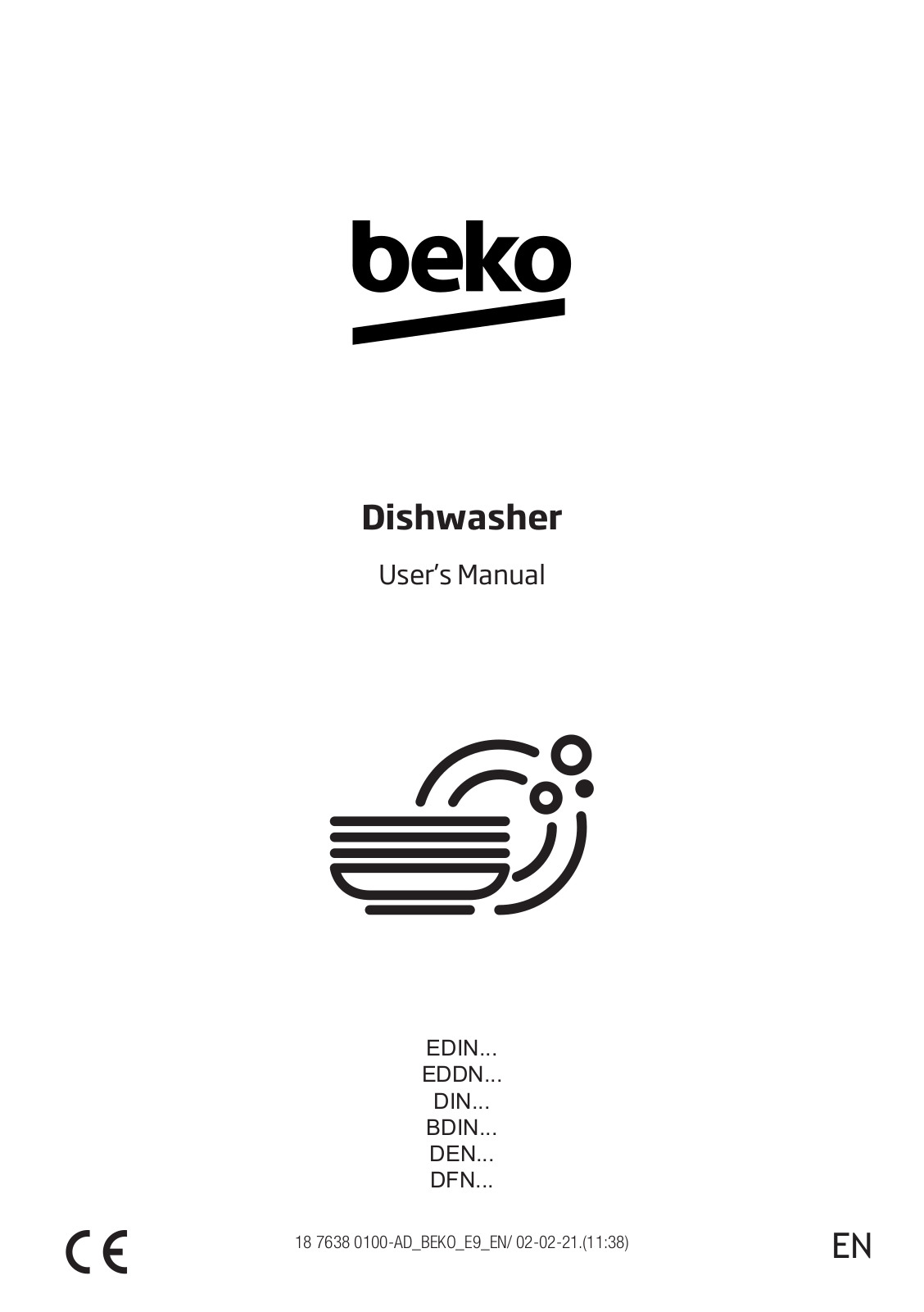 Beko DFN38532X, BDIN38531D, DIN48535 User manual