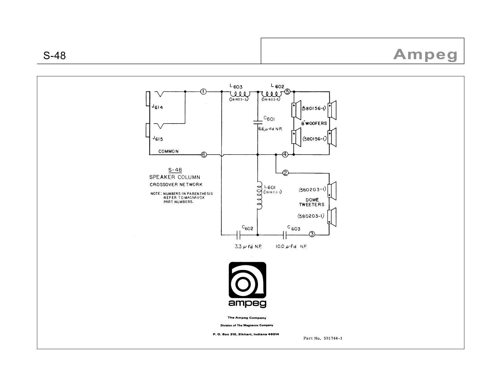 AMPEG SB48 Service Manual