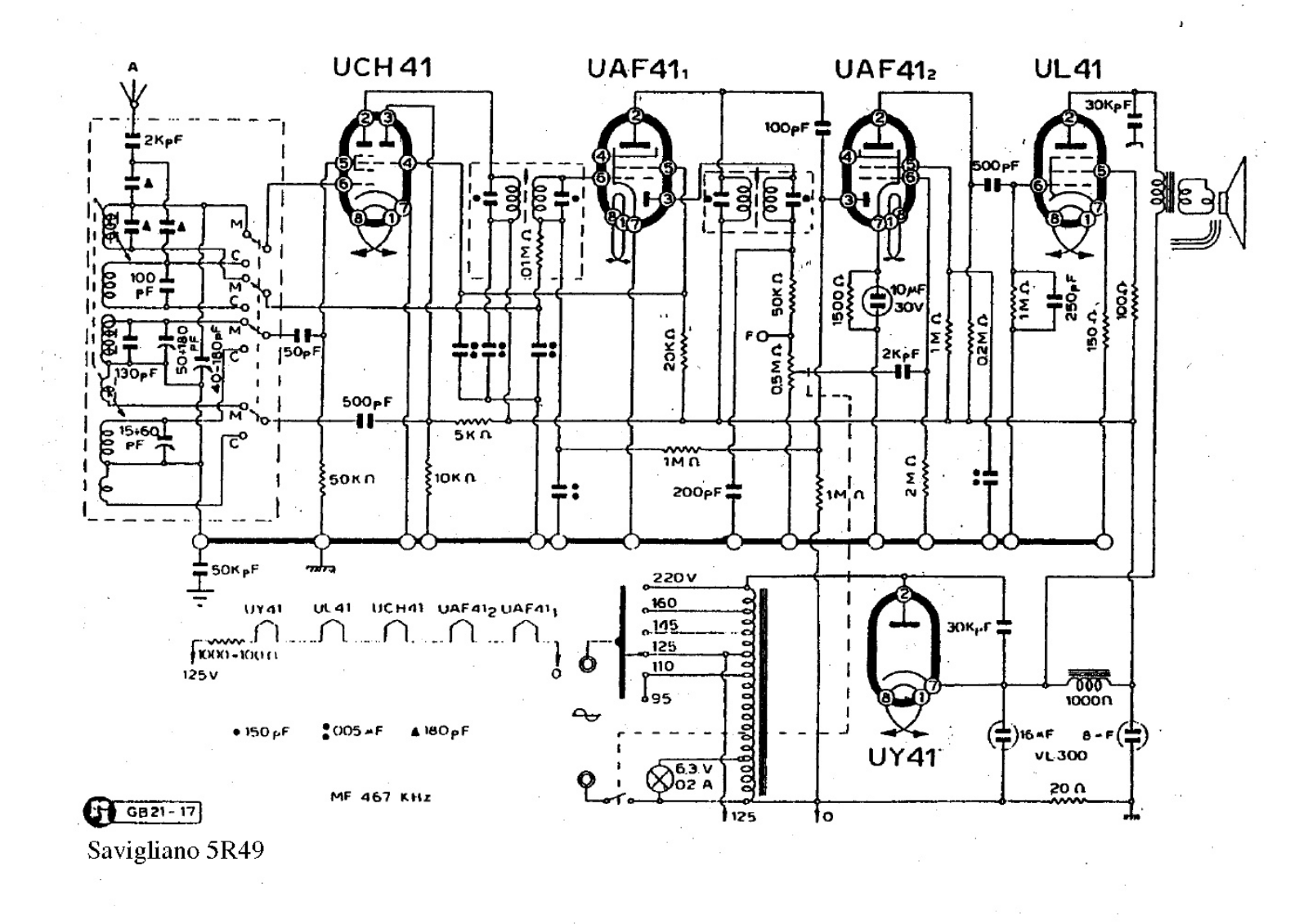 Savigliano 5r49 schematic