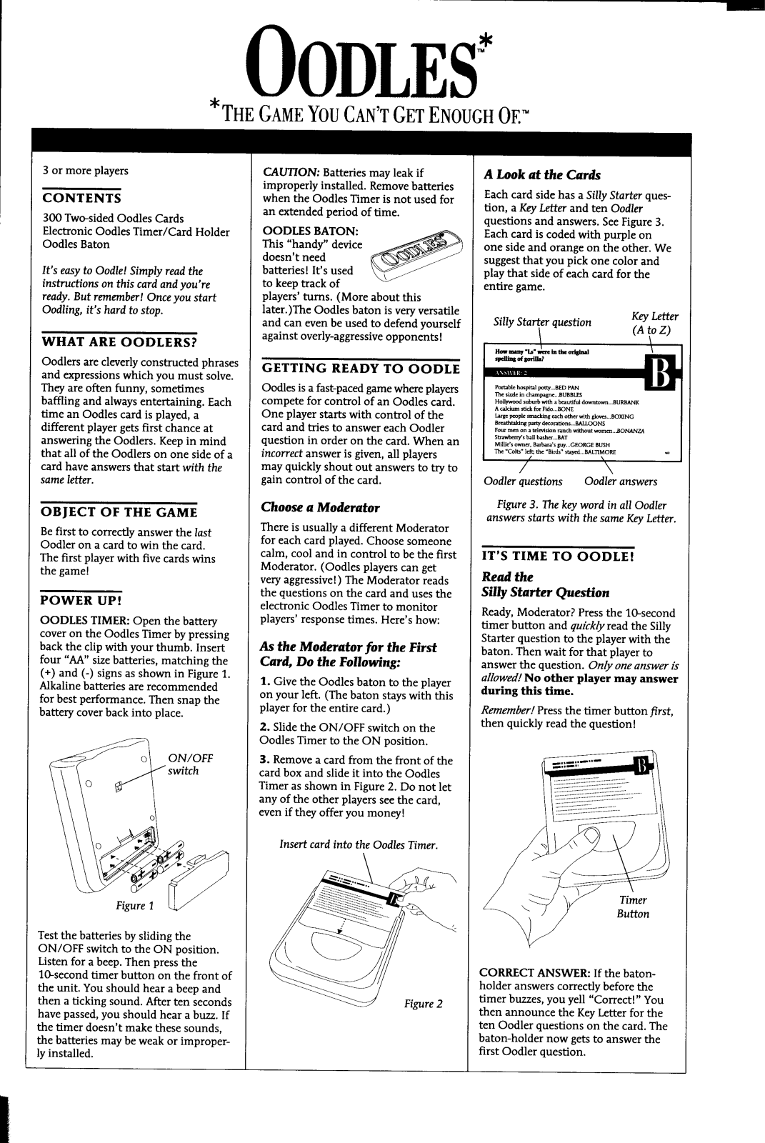 Hasbro OODLES User Manual