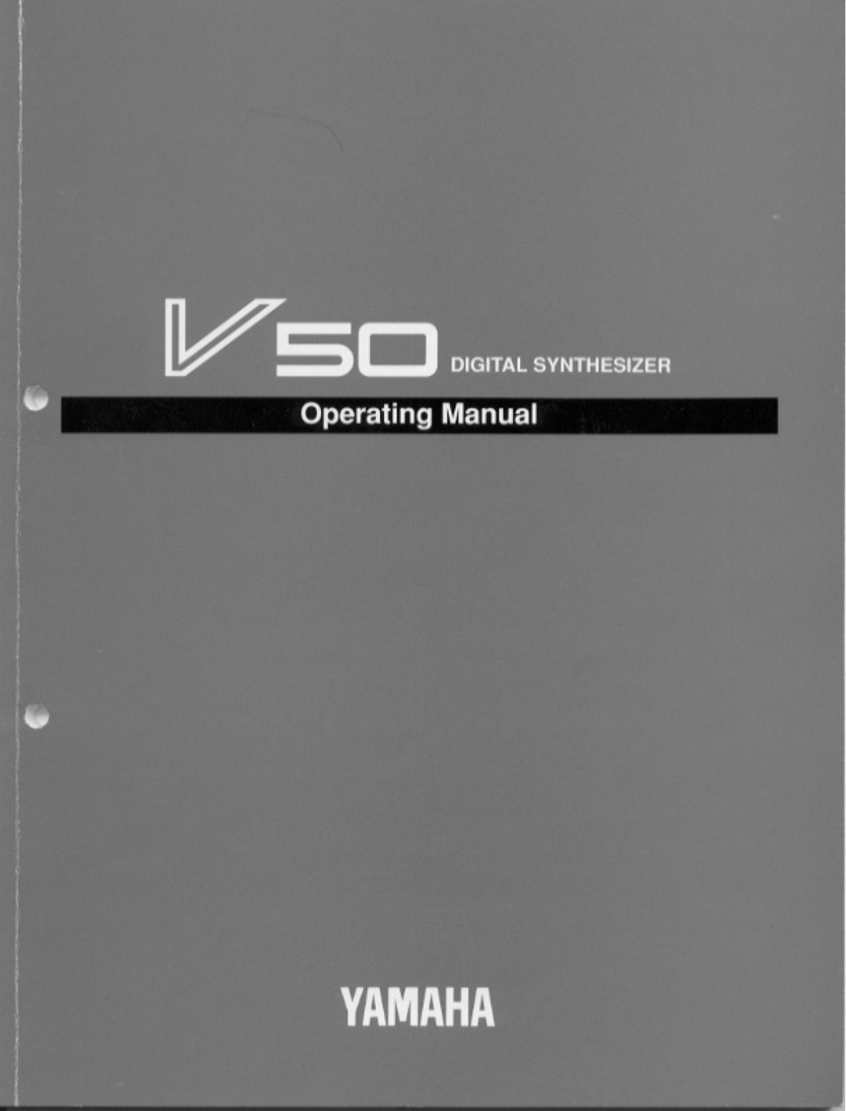Yamaha V50 User Manual