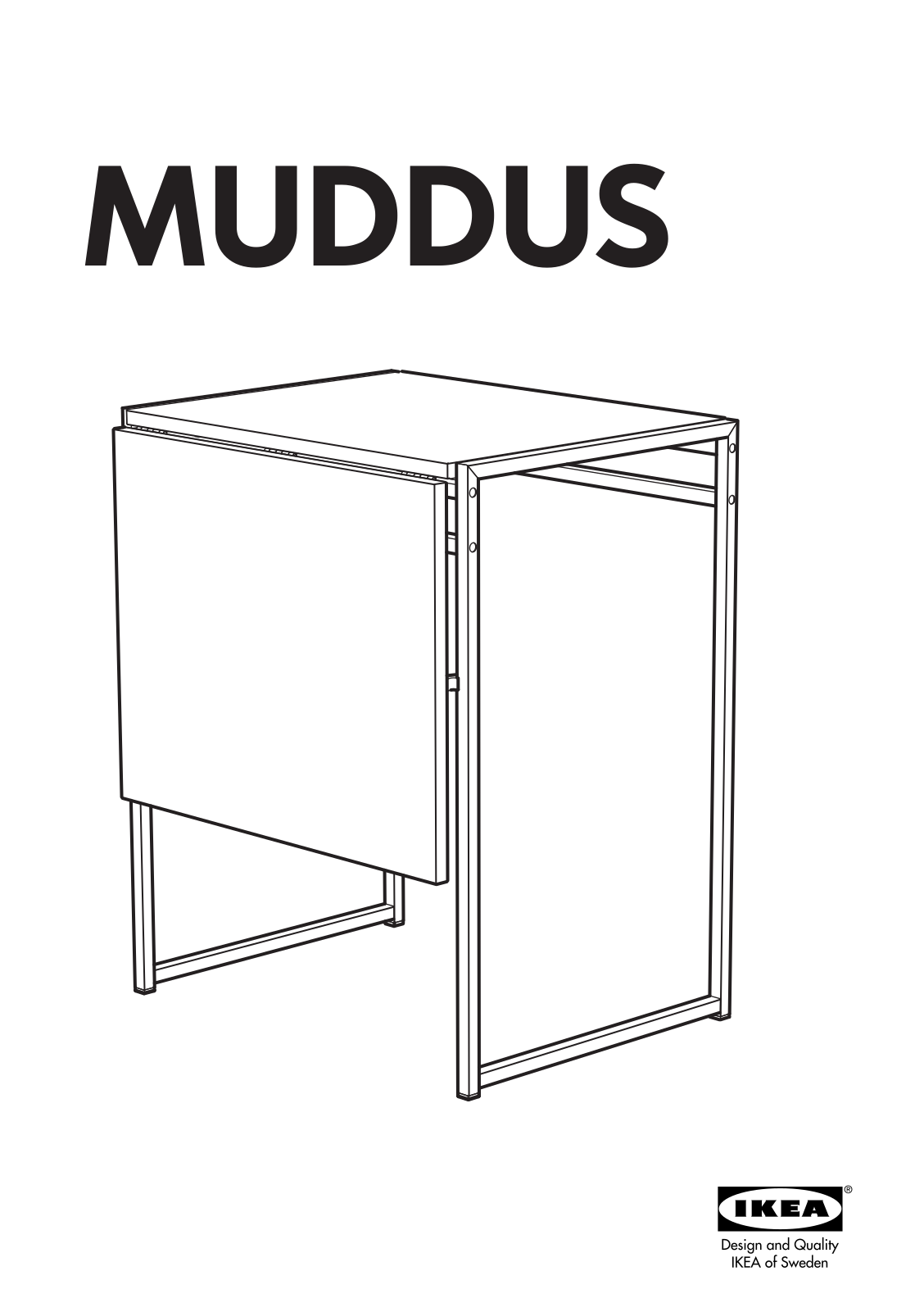 IKEA MUDDUS User Manual