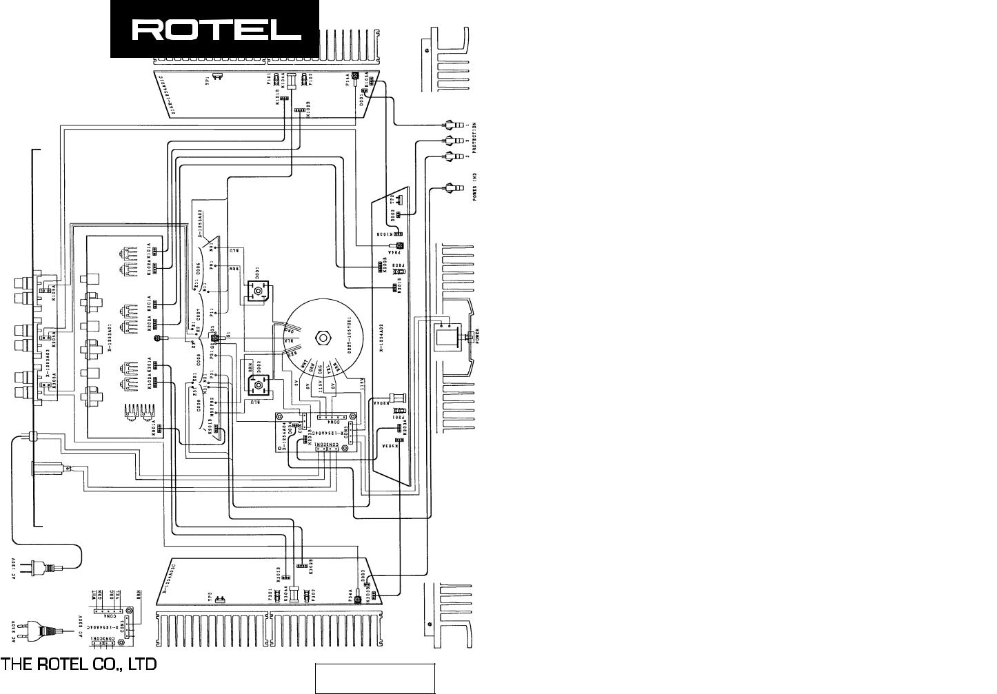Rotel RB-993 Service manual
