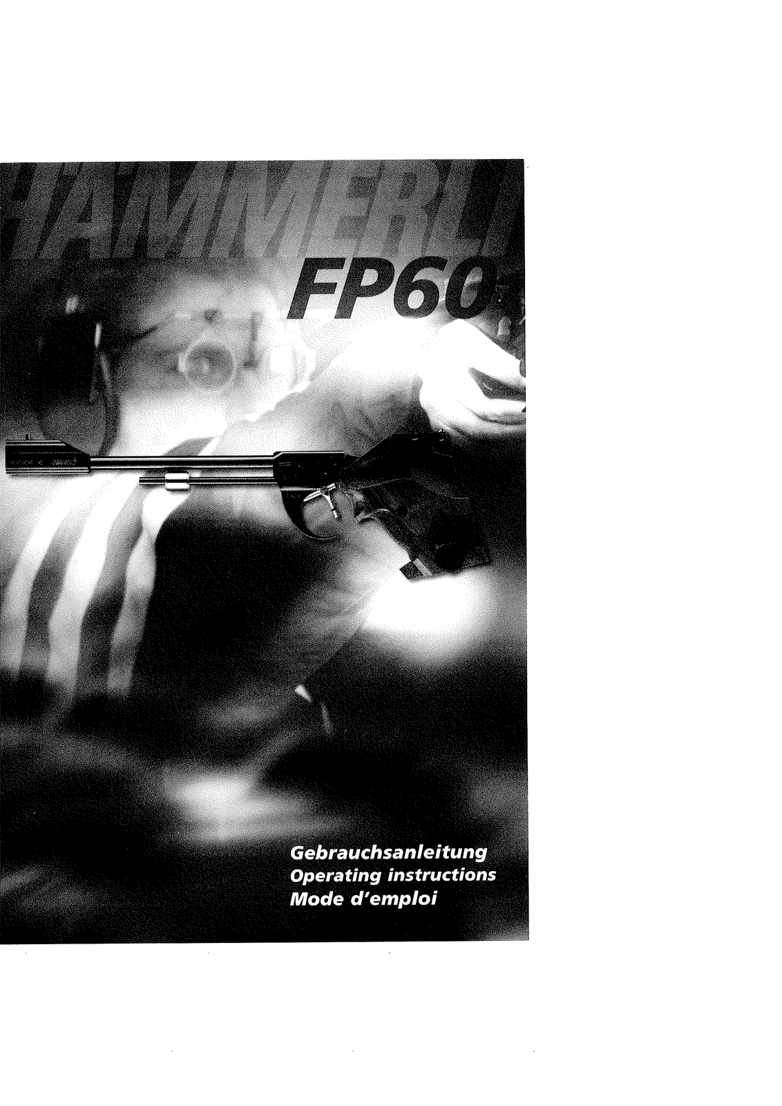 Walther Hammerli FP60 Instruction Manual