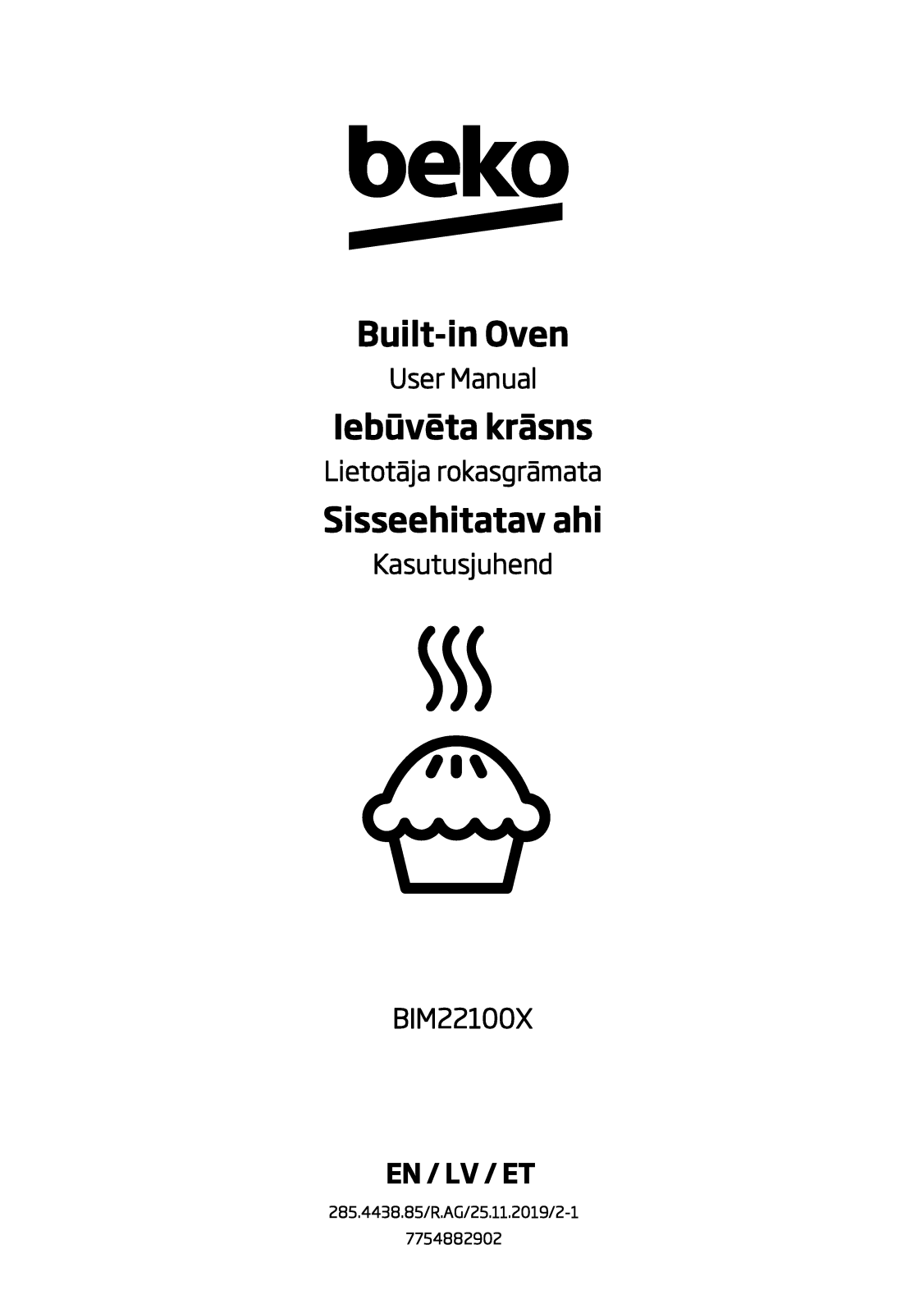 Beko BIM22100X User manual