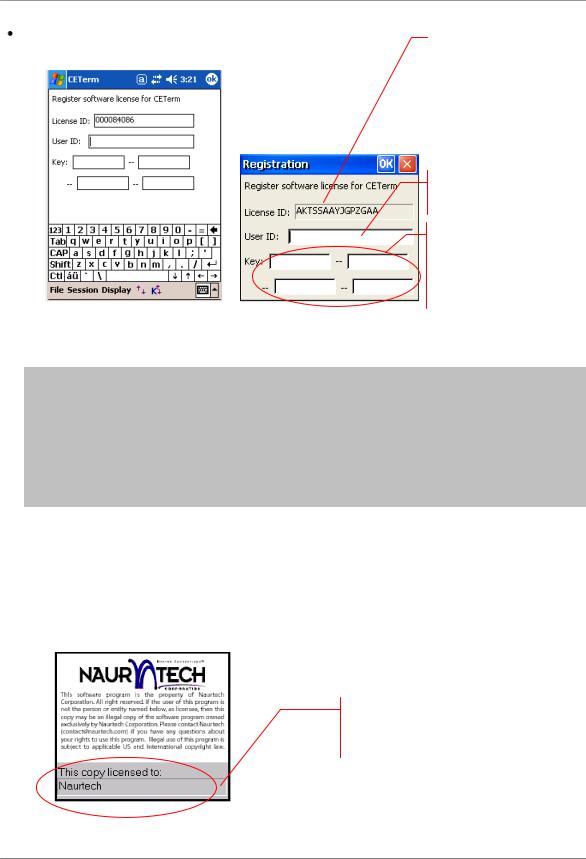 Casio Naurtech CETerm User Manual