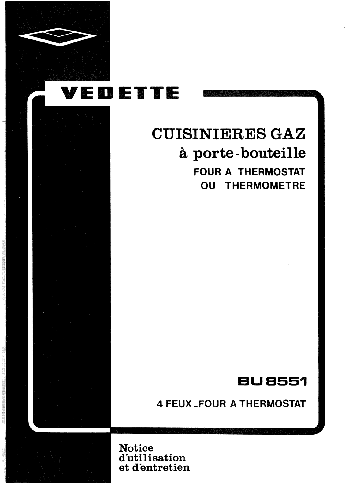 VEDETTE BU8551 User Manual