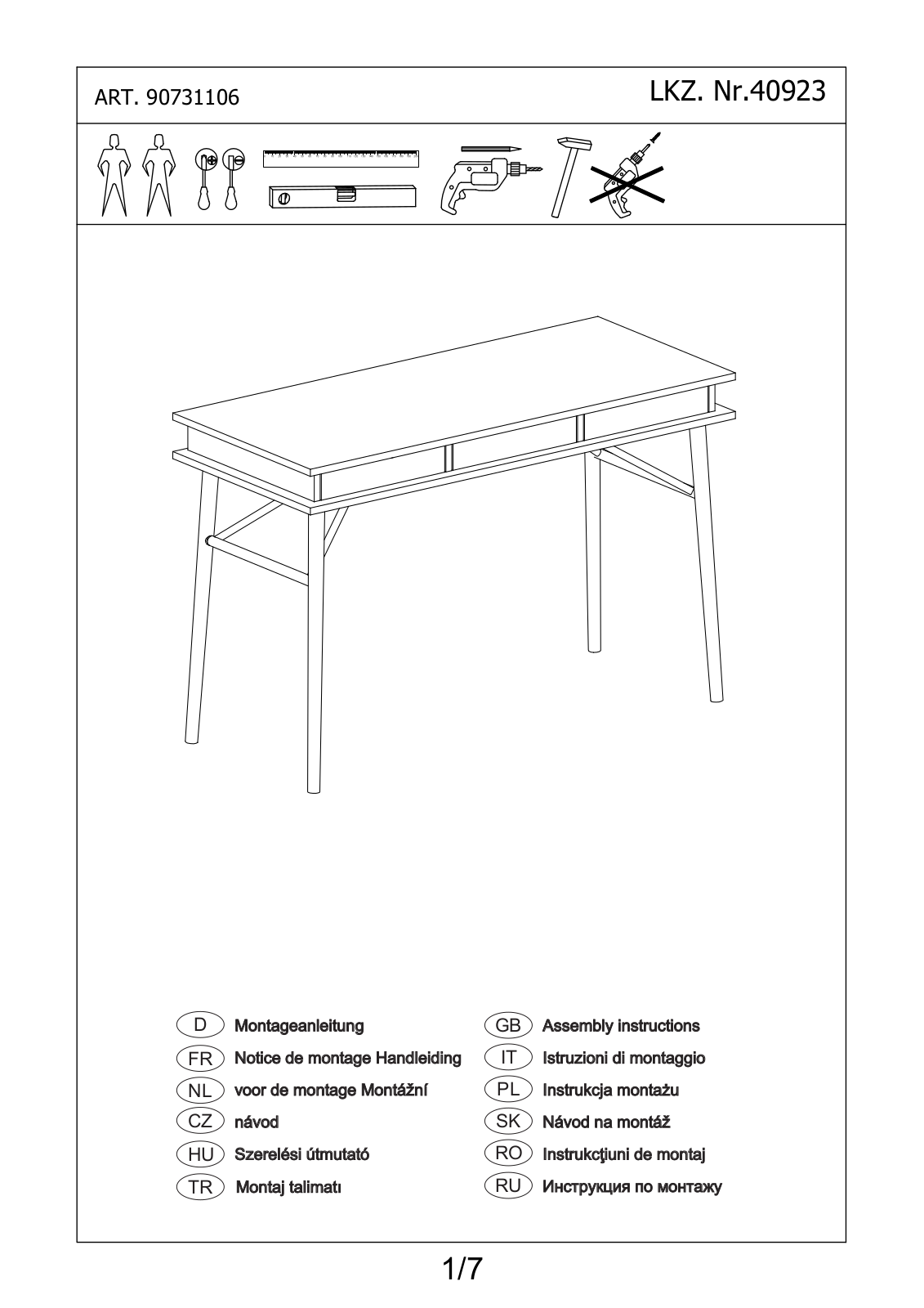 Woodman Solo Assembly instructions