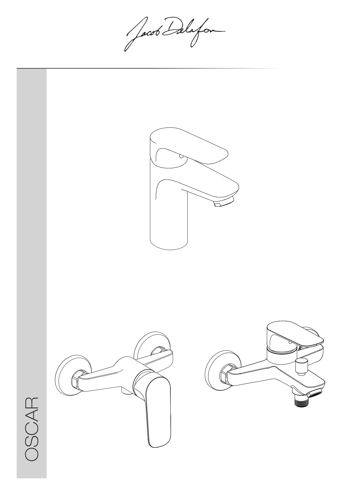 Jacob Delafon OSCAR E29843-CP, OSCAR E29844-CP, OSCAR E29842-CP Installation guide