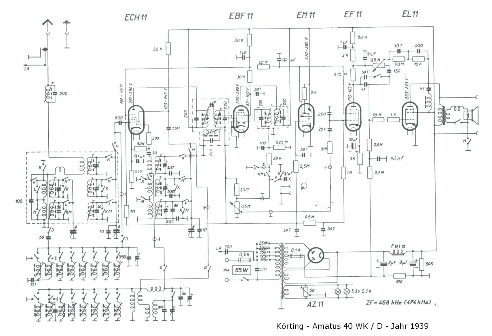 Korting Amatus 40 Schematic